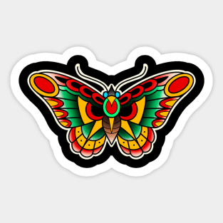 Traditional Butterfly Sticker